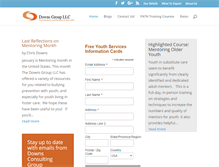 Tablet Screenshot of downsconsultinggroup.com